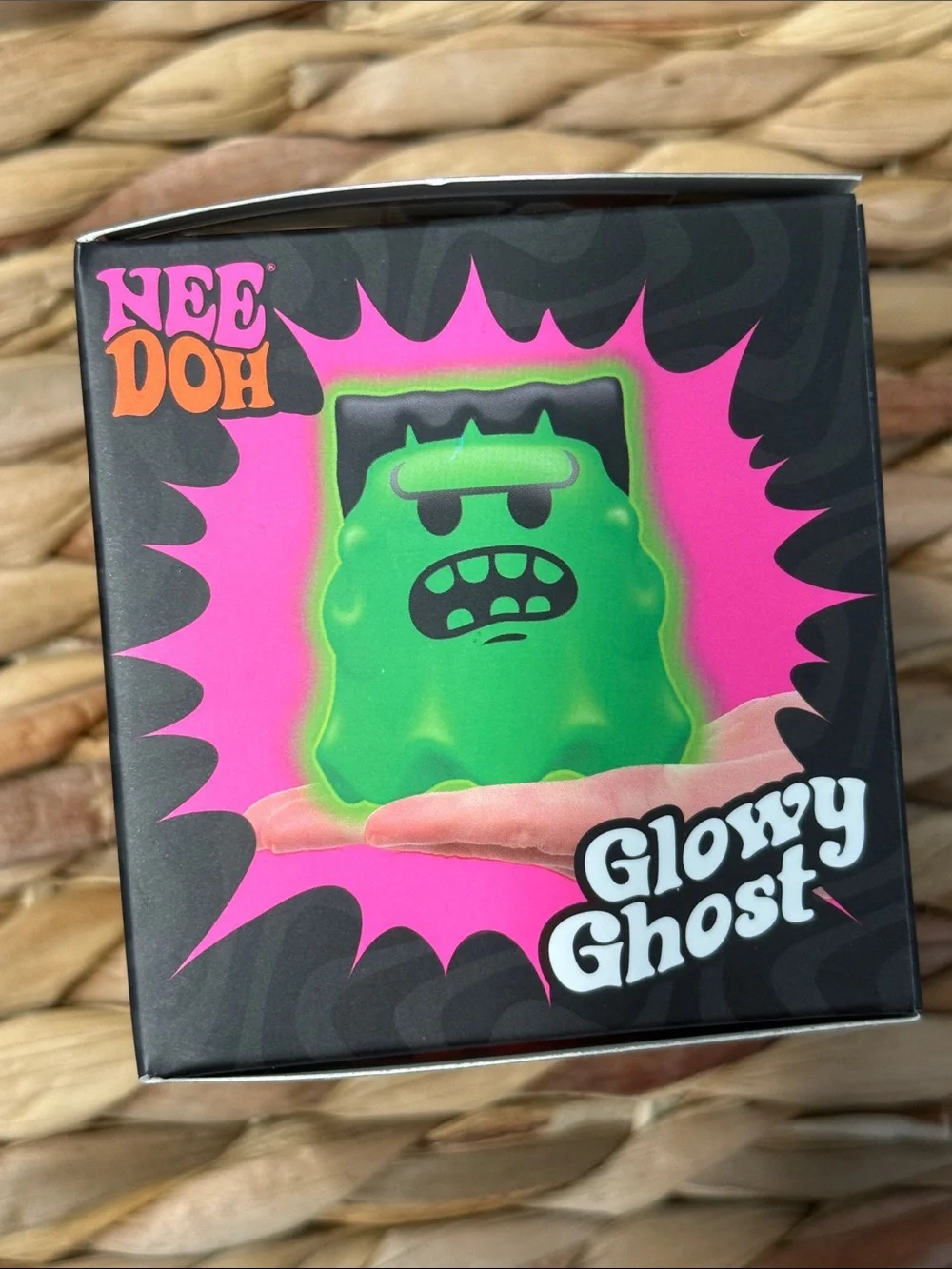 NeeDoh Glowy Ghost (removable hair), Jack-Glow-Lantern &Teenie Jack Glow Lantern